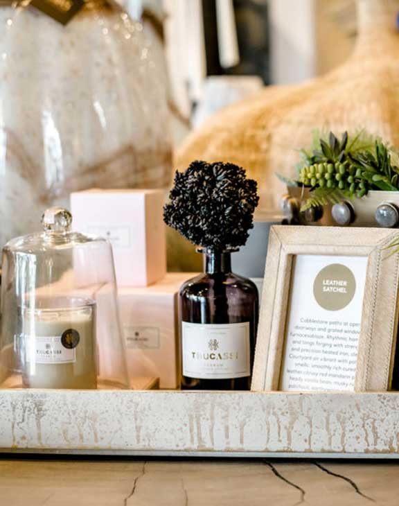 Laws Interiors Retail Thucassi — Scents, Candles, and Diffusers