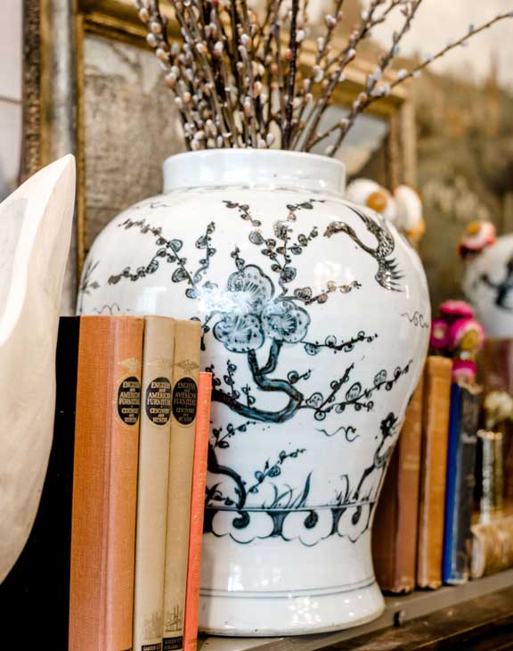 Laws Interiors Retail Vase and Mantel Decor